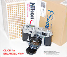 Original corrugated box for Nikon S3 Y2k Limited Edition