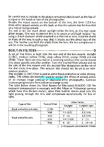 Page 7 User Manual for Fisheye-Nikkor 6mm 