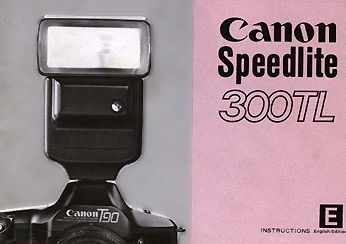 Index Page for Canon 300TL Flash Unit