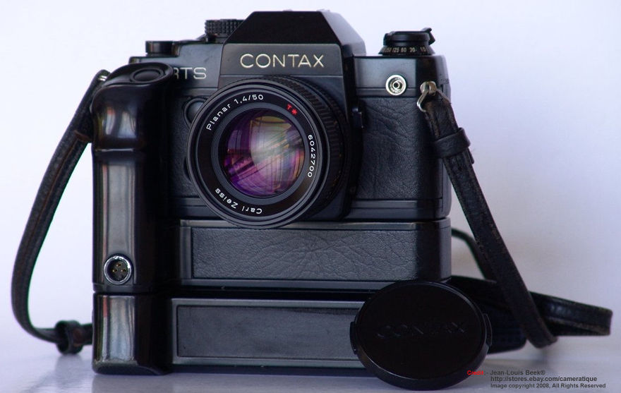 Contax RTS with Professional Motor Drive W6 with PMD Power Packby Jean-Louis Beek Cameratique@EBAY