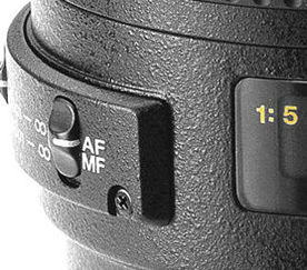 Autofocus and manual focus switching