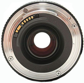 Rear lens mount of Canon EF 75-300mm f/4.5~5.6 MK II USM tele-zoom lense Loading ......