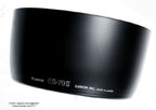 Dedicated Lens hood EF 85mm f/1.2L telephoto portrait lens