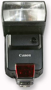 Front view of Canon 420EZ AF speedlite