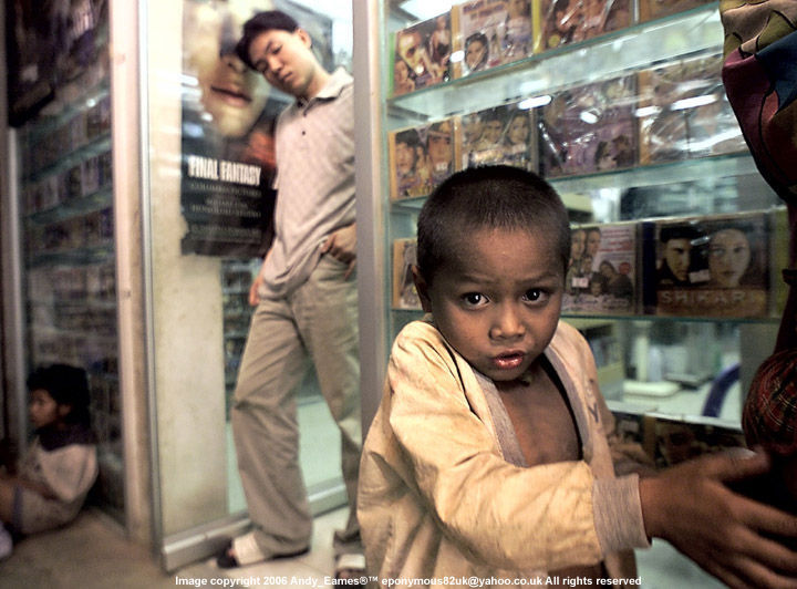 Street Children in Phnom Penh, Cambodia