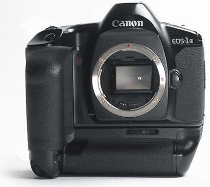 Canon EOS-1N front view compared