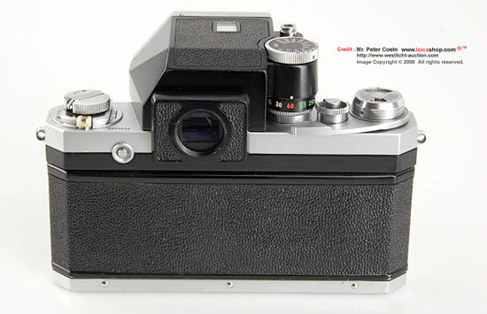 Rear view of NIKKOR-F GERMANY market models