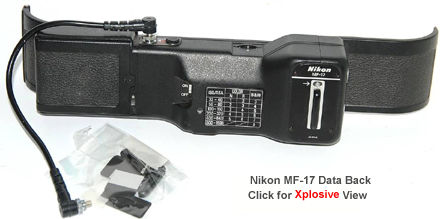 Nikon MF 17 Databack by Foto Arsenal Worldwide