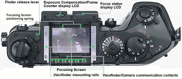 Nikon F4 Series - Focusing Screens