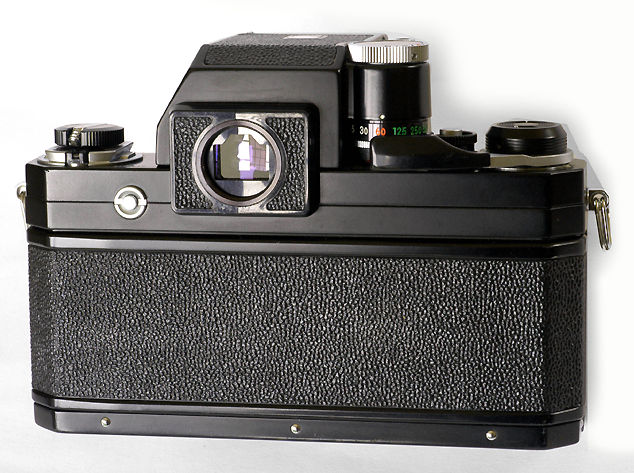 Nikon F Black Body Rear View