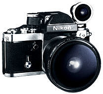 OP Nikkor mounted on a F2