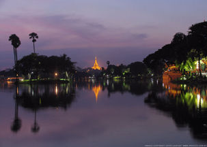 Wall Paper Swedagon Pagoda, Yangon