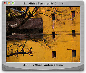 Buddhist hilly mountain, Jiu Hua Shan, Anhui Province, China