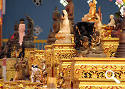 Various Buddhist Images at Wat Chaiyamangalaram, Penang