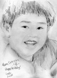 Alvin Foo hand sketch picture