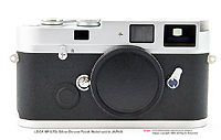 Front view, LEICA MP 0.72x Silver Chrome Finish Model