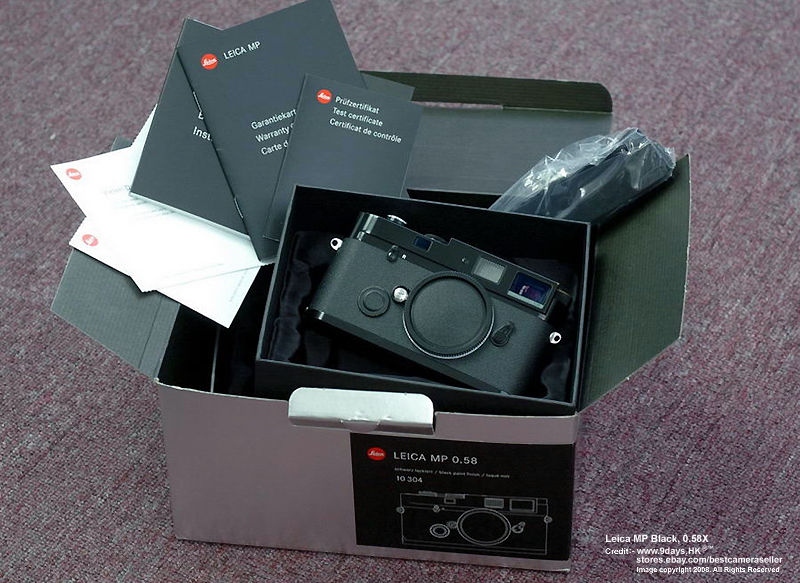 LEICA MP Black Lacquer, 0.58X (10304)
