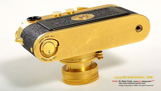 Base plate of the Leica M3 Gold