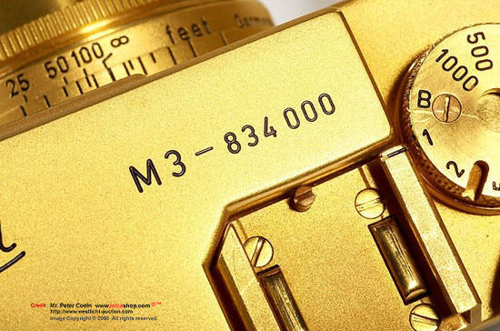 Leica M3 Gold Serial Number