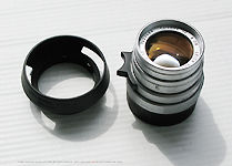 The Matching Summicron-M Colombo edition 50mm f/2.0 lens for Leica M6 Chrome Colombo '92 Special 500th Anniversary Edition