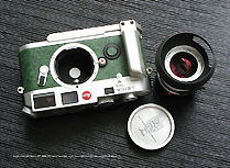 Grant view of the  Leica M6 Chrome Colombo '92 Special 500th Anniversary Edition with matching system accessories