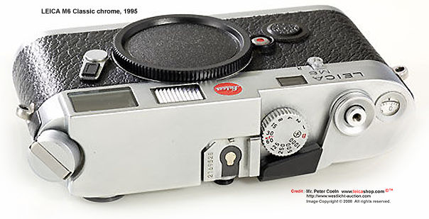 Top plate, Leica M6 chrome, 1995