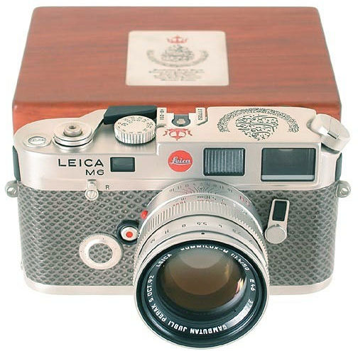 LEICA M6 Platinum Sultan of Brunei 50th Birthday without diamond normal Edition, 1995