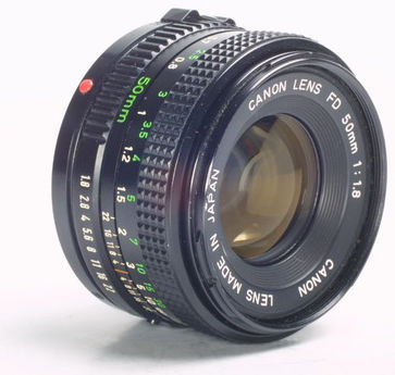 Canon FD 50mm 1:1.8 Lens