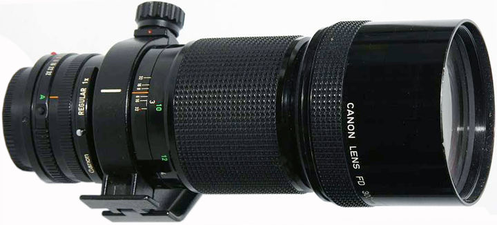 Canon FD 300mm Telephoto lenses