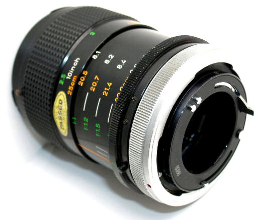 Canon Macro Lens FD 50mm f/3.5 S.S.C. and Canon Macro Lens FD 