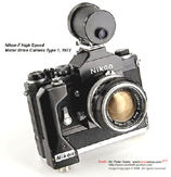 Nikon F high Speed Camera, 1971~1976