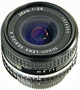 Manual Focus Nikkor 28mm F 2 8s Wideangle Lens