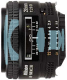 Nikon AF-Nikkor 28mm f/2.8D optical group explained