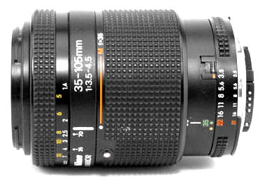 Nikon AF (Autofocus) Zoom Nikkor 35-105mm f/3.5~4.5 zoom lens