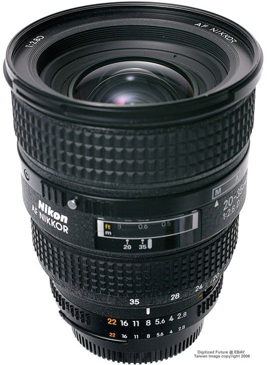 Nikon's Autofocus (AF) Zoom Nikkor 20-35mm f/2.8D IF wideangle