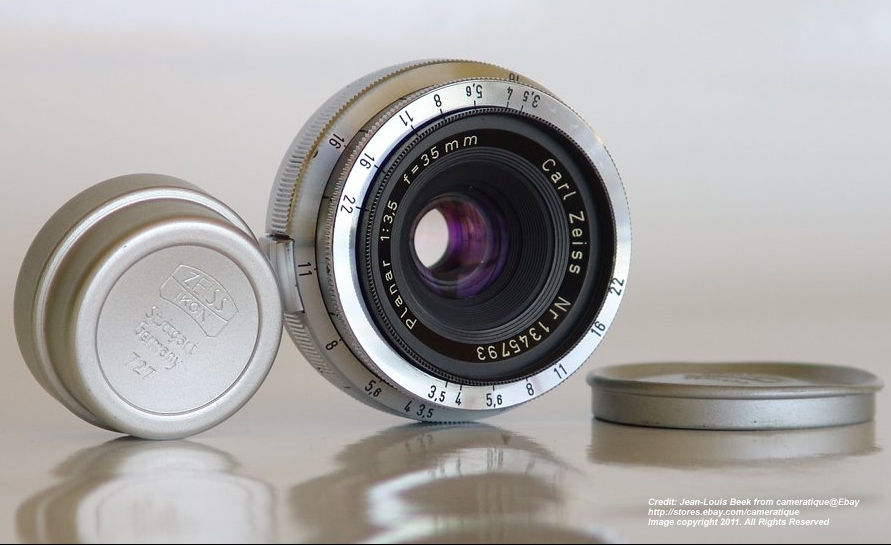 Carl Zeiss 35mm lenses for rangefinder cameras - MIR Image Library