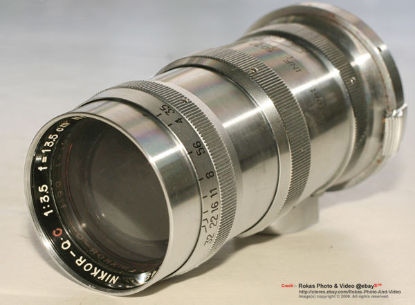 Nikon (Nippon Kogaku K.K.) RF Nikkor-Q 1:4 13.5cm; Nikkor-Q 1:3.5 f=13