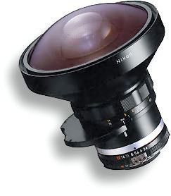 Fisheye Nikkor 8mm f/2.8s lens