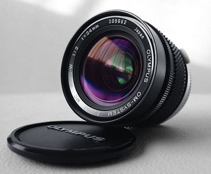 Olympus Zuiko 24mm ultra-wideangle lenses