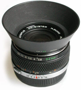 Olympus Zuiko 24mm ultra-wideangle lenses
